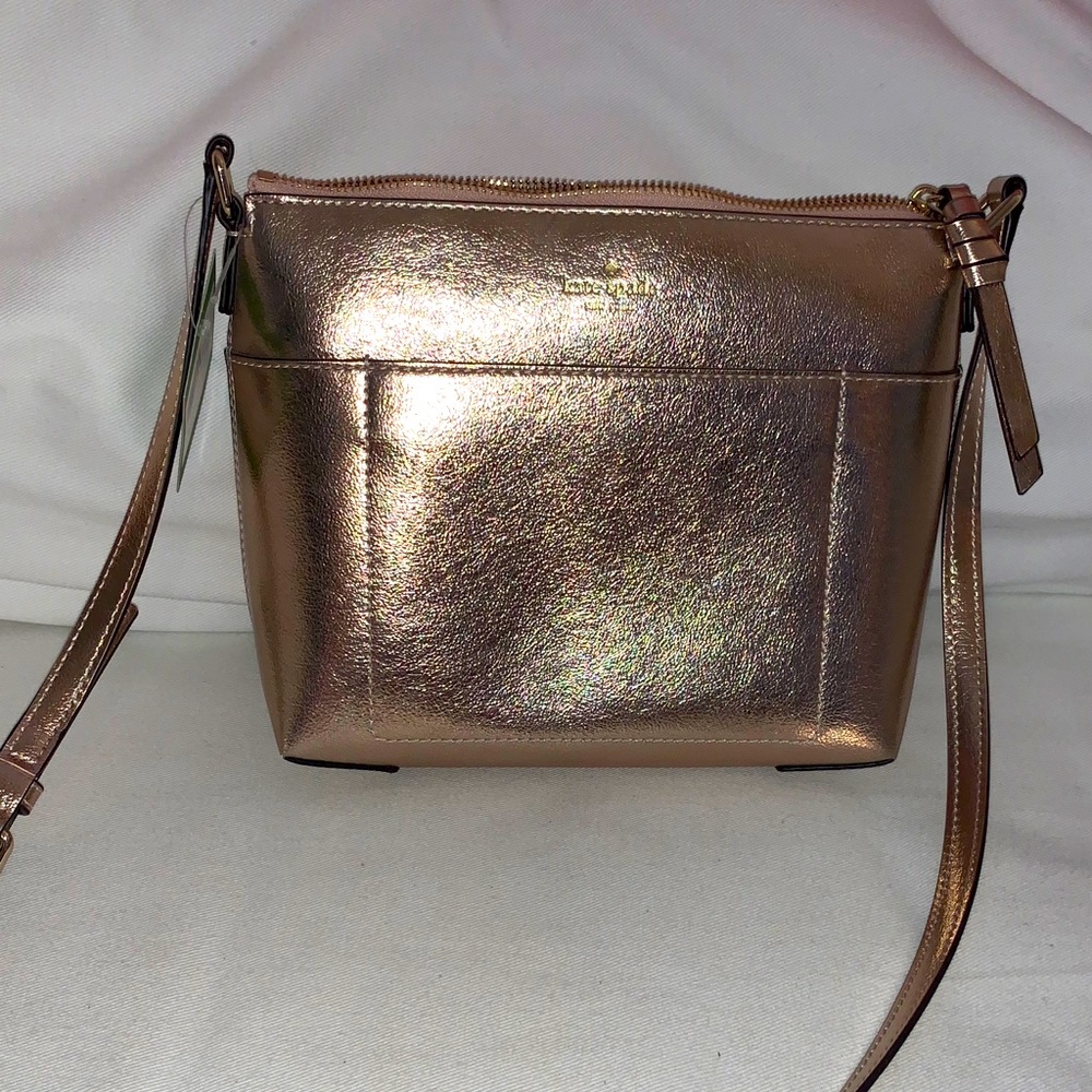 NEVER USED Rosegold Kate Spade Crossbody Purse